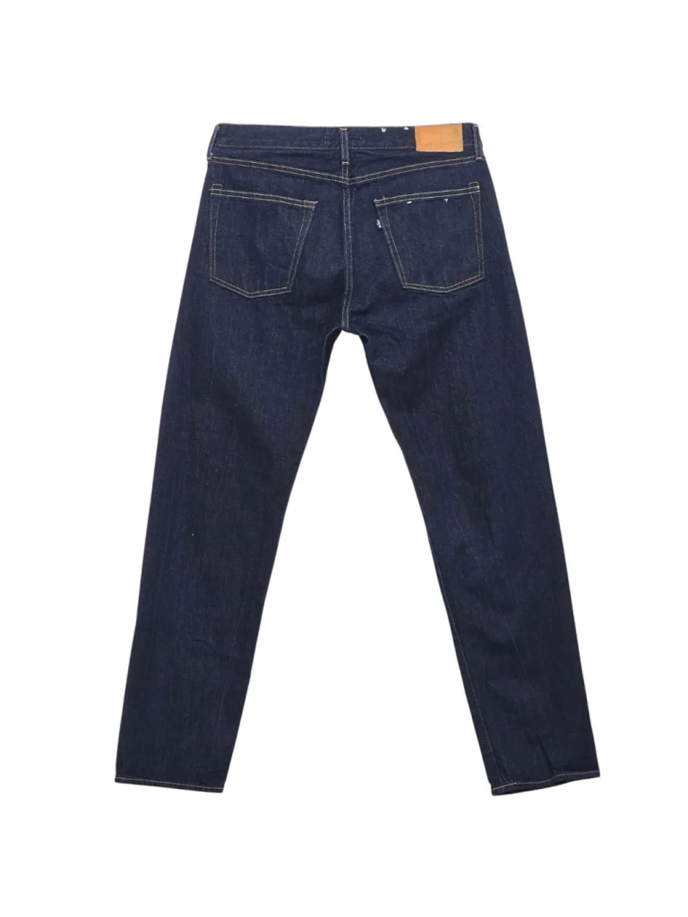 Levi's Made & Crafted Ruler Straight Jeans 34x32 Dark Indigo Button Fly 100%...